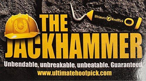 The Ultimate Hoofpick - Cure-pieds Grand 8 Noir Et Jaune - Equinimity