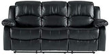 Homelegance Resonance 83" Bonded Leather Double Reclining Sofa, Brown