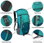 G4Free Lightweight Packable Hiking Backpack 40L Travel Camping Daypack Foldable