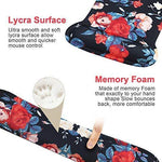 Mouse Pad with Wrist Support and Keyboard Wrist Rest Pad Set,Ergonomic Mouse Pads for Computers Laptop,Non-Slip Comfortable Mousepad w/Raised Memory Foam for Easy Typing Pain Relief (Eiffel Tower)