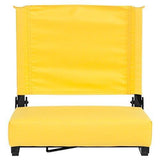 Flash Furniture Grandstand Comfort Seats by Flash with Ultra-Padded Seat in Black