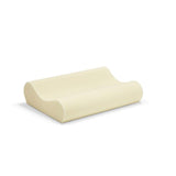 Sleep Innovations produced by Innocor Comfort Memory Foam Contour Pillow with Cotton Cover, Made in The USA with a 5-Year Warranty-Standard Size, White