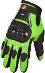 Street Bike Full Finger Motorcycle Gloves 09 (Large, black)