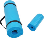 BalanceFrom GoYoga+ All-Purpose 1/2-Inch Extra Thick High Density Anti-Tear Exercise Yoga Mat and Knee Pad with Carrying Strap