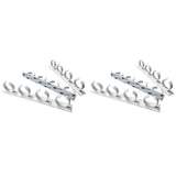 Evelots Spice Gripper Clip Strips-Cabinet Door-Hold 24 Bottles-Set of 6 Strips