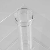 4 Tier Cupcake Holder Stand,Square Clear Acrylic Cupcake Display Riser,Tiered Dessert Stand,Cupcake Tower Stand Plastic,Cupcake Tree Carrier for Wedding Birthday Party