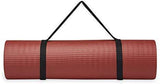 Gaiam Essentials Thick Yoga Mat Fitness & Exercise Mat with Easy-Cinch Yoga Mat Carrier Strap (72"L x 24"W x 2/5 Inch Thick)