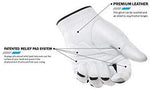 Bionic Gloves –Men’s StableGrip Golf Glove W/ Patented Natural Fit Technology Made from Long Lasting, Durable Genuine Cabretta Leather.