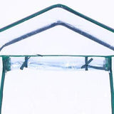 Worth 5 Tier Mini Greenhouse with Clear Polyethylene Cover, 27" Long x 19" Wide x 75" High Garden Green House