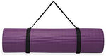 Gaiam Essentials Thick Yoga Mat Fitness & Exercise Mat with Easy-Cinch Yoga Mat Carrier Strap (72"L x 24"W x 2/5 Inch Thick)