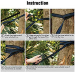 Kootek Camping Hammock Double & Single Portable Hammocks with 2 Tree Straps, Lightweight Nylon Parachute Hammocks for Backpacking, Travel, Beach, Backyard, Patio, Hiking