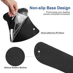 Mouse Pad with Wrist Support and Keyboard Wrist Rest Pad Set,Ergonomic Mouse Pads for Computers Laptop,Non-Slip Comfortable Mousepad w/Raised Memory Foam for Easy Typing Pain Relief (Eiffel Tower)