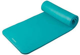 Retrospec Solana Yoga Mat 1" w/ Nylon Strap for Men & Women - Non Slip Exercise Mat for Yoga, Pilates, Stretching, Floor & Fitness Workouts