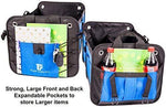 TRUNKCRATEPRO Collapsible Portable Multi Compartments Heavy Duty Non-Slip Cargo Trunk Organizer Storage, Blue