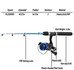 Kids Fishing Pole,Light and Portable Telescopic Fishing Rod and Reel Combos for Youth Fishing by PLUSINNO