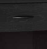 Ameriwood Home Core Nightstand, Black Oak