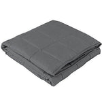 Weighted Idea Cool Weighted Blanket | 12 lbs | 48''x78'' | Cotton | Grey | for Adult Woman and Man