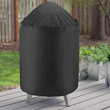 Unicook Heavy Duty Waterproof Dome Smoker Cover, 30" Dia by 36" H, Kettle Grill Cover, Barrel Cover, Water Smoker Cover, Fit Grill/Smoker for Weber Char-Broil and More