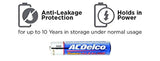 ACDelco AAA Batteries, Alkaline Battery, 48 Count Pack