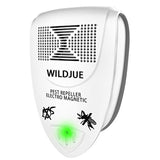 WILDJUE Ultrasonic Pest Repeller Pest Control [6-Pack] Spider Repellent, Electronic Plug in Pest Repeller- Repels Mice, Roaches,Spiders,Other Insects (white1)