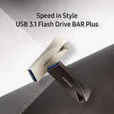 Samsung BAR Plus USB 3.1 Flash Drive 128GB - 300MB/s (MUF-128BE4/AM) - Titan Gray