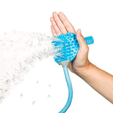 Bennies World Pet Shower Tool - Bath Sprayer and Scrubber for Dogs Cats Horses - Adjustable