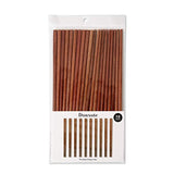 Wooden Chopsticks, Donxote 9.84 Inch Reusable Chinese Chopsticks Set of 10 Pairs
