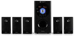 auna Areal Nobility 5.1-Channel Surround System • Home Theatre System • 5.1 System • 120 W RMS • 35 W Subwoofer • Satellite Speaker • Bluetooth 3.0 • USB Port • SD Slot • AUX-in • LED Display • Black