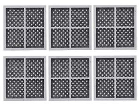 6 Pack Replacement, Refrigerator Air Filter to LG LT120F, ADQ73214404, Kenmore 469918