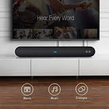 Soundbar, MEGACRA 80 Watts TV Sound Bar Home Theater Speaker with Dual Connection Way, Bluetooth 5.0, Movie/Music/Dialogue Audio Mode, Enhanced Bass Technology, Bass Adjustable, Wall Mountable