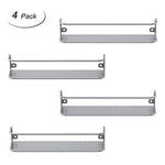 NEX Wall Mount Spice Racks for Kitchen Storage - Set of 4