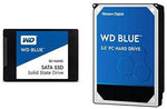 WD Blue 4TB PC Hard Drive - 5400 RPM Class, SATA 6 Gb/s, 64 MB Cache, 3.5" - WD40EZRZ