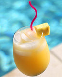 Poolside Unbreakable Stemless Plastic Wine Glasses ~ Elegant Durable Reusable Glassware ~ Sophisticated Design ~ Shatterproof Dishwasher Safe Indoor/Outdoor Barware ~ 100% Tritan ~ Set of 4~16 oz