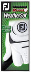 FootJoy Men's WeatherSof Golf Gloves, Pack of 2 (White)