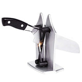 Kitchen Knife Sharpener,Hone,Sharpens, Beveled, Polishes Dull, Serrated, Standard Blades & Chef's Knives, Pairing Knives As Shown On TV by Funcilit