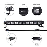9 LED Black Light, Gohyo 27W LED UV Bar Glow in the Dark Party Supplies for Christmas Blacklight Party Birthday Wedding Stage Lighting, Material Metal Iron