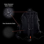 Fiblink Fishing Tackle Backpack Large Waterproof Tackle Bag Storage Outdoor Shoulder Backpack Cross Body Sling Bag