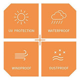 iCOVER 36 inch Griddle Cover-600D Water Proof Canvas Flat Top Grill Griddle Cover Sized for Blackstone 36 in Outdoor Cooking Gas Grill Griddle,Camp Chef 600, Incl Support Pole to Help Water Run Off