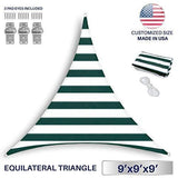 Windscreen4less 8' x 8' x 8' Triangle Sun Shade Sail - Beige Durable UV Shelter Canopy for Patio Outdoor Backyard - Custom Size Available