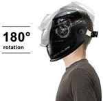 Solar Powered Welding Helmet Auto Darkening Hood with Adjustable Shade Range 4/9-13 for Mig Tig Arc Welder Mask Blue Eagle Design