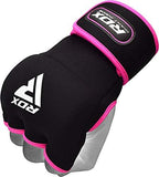 RDX Boxing Hand Wraps Inner Gloves for Punching - Neoprene Padded Fist Protection Bandages Under Mitts with Quick Long Wrist Support - Great for MMA, Muay Thai, Kickboxing & Martial Arts Training