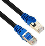 Outdoor Cat 7 Ethernet Cable 50ft, LiuTian 26AWG Heavy-Duty Cat7 Networking Cord Patch Cable RJ45 10 Gigabit 600hz LAN Wire Cable STP Waterproof.