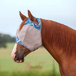 Cashel Crusader Standard Fly Mask No Ears or Nose,Gray,Horse