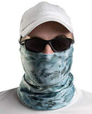 Aqua Design Fishing Hunting Masks Neck Gaiters for Men and Youth: UPF 50+ Sun Mask Protection: Camo Half Face Cover Balaclava Bandana