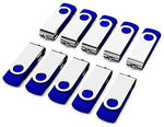 KEXIN 10 Pack 32 GB Flash Drive USB Thumb Drive 32GB USB 2.0 Drives Bulk Jump Drive Memory Stick Data Storage Pen Drive, Blue