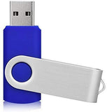 KEXIN 10 Pack 32 GB Flash Drive USB Thumb Drive 32GB USB 2.0 Drives Bulk Jump Drive Memory Stick Data Storage Pen Drive, Blue