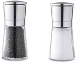 Olde Thompson Bavaria 5.5" Glass and Stainless Salt and Pepper Mill Set