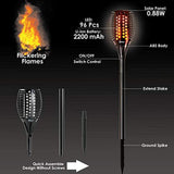 Solar Lights, Flicker Flames LED Torches Lights Outdoor Landscape Decoration Lighting Dusk to Dawn Auto On Off Decor Torch Light for Garden Patio Deck Yard Driveway, 4 Pack