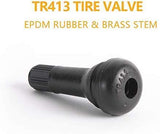 TQ Pro. TR414 Rubber Snap-in Tire Valve Stem (100pcs/bag) (Valve Tool in)