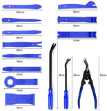 19Pcs Trim Removal Tool,Car Panel Door Audio Trim Removal Tool Kit, Auto Clip Pliers Fastener Remover Pry Tool Set with Storage Bag